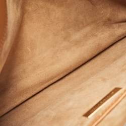 مملوكة مسبقًا Michael Kors Brown Leather Fold Over Flap Shoulder Bag