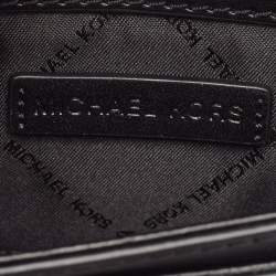 Pre Owned Michael Kors Black Leather Extra-Small Lita Crossbody Bag