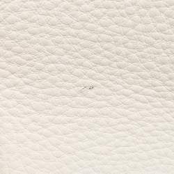 Pre Owned Michael Kors White Leather Small Jayne Trunk Top Handle Bag 