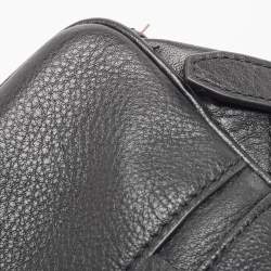 Michael Kors Black Leather Medium Rhea Backpack