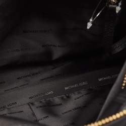 Michael Kors Black Leather Medium Rhea Backpack