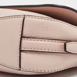 Pre Owned Michael Kors Pink Leather Large Bedford Legacy Shoulder Bag