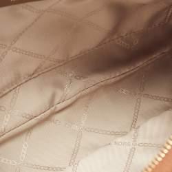 Pre Owned Michael Kors Brown Leather Medium Jet Set Shoulder Bag