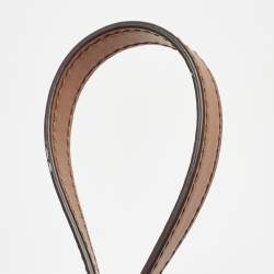 Pre Owned Michael Kors Brown Leather Medium Jet Set Shoulder Bag