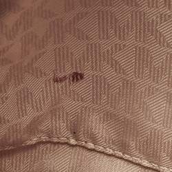 Pre Owned Michael Kors Light Pink Leather Lasercut East West Crossbody Bag