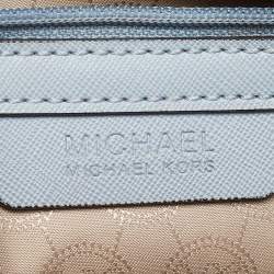 مملوكة مسبقًا Michael Kors Light Blue Leather Medium Selma Tote