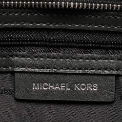 مملوكة مسبقًا Michael Kors Black/White Leather Large Graffiti Whitney Tote