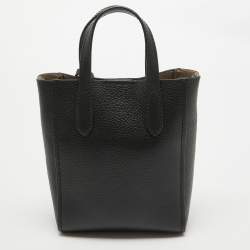 Pre Owned Michael Kors Black Leather Extra Small Sinclair Tote
