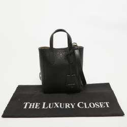 Pre Owned Michael Kors Black Leather Extra Small Sinclair Tote