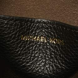 Pre Owned Michael Kors Black Leather Extra Small Sinclair Tote