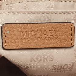 Pre Owned Michael Kors Brown Leather Cecelia Crossbody Bag