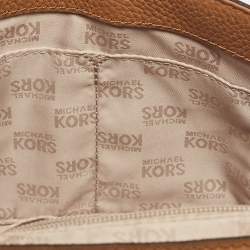 Pre Owned Michael Kors Brown Leather Cecelia Crossbody Bag