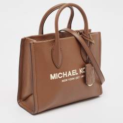 Pre Owned Michael Kors Brown Leather Mirella Tote