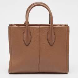 Pre Owned Michael Kors Brown Leather Mirella Tote