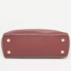 Michael Kors Burgundy Leather Kellen Tote