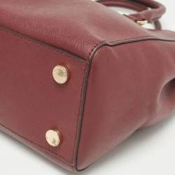 Michael Kors Burgundy Leather Kellen Tote
