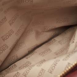 Michael Kors Burgundy Leather Kellen Tote
