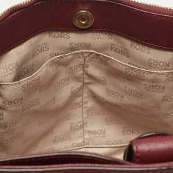 Michael Kors Burgundy Leather Kellen Tote