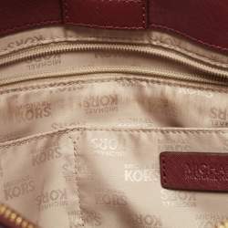 Michael Kors Burgundy Leather Kellen Tote