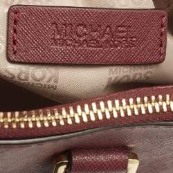 Michael Kors Burgundy Leather Kellen Tote