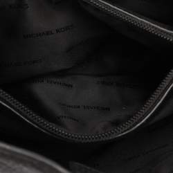 Pre Owned Michael Kors Black Leather Jet Set Tote