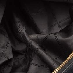 Pre Owned Michael Kors Black Leather Large Raven Shoulder Bag