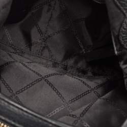 Pre Owned Michael Kors Black Leather Large Raven Shoulder Bag