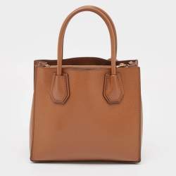 Michael Kors Brown Leather Small Mercer Tote