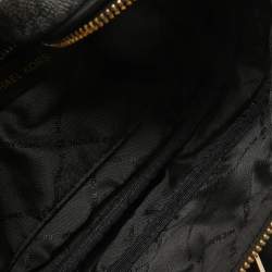 Pre Owned Michael Kors Black Signature Coated Canvas Kenly Logo Belt Bag