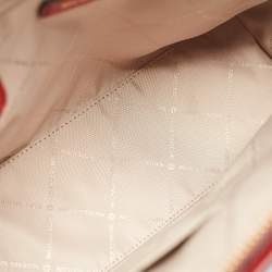 Pre Owned Michael Kors Red Leather Medium Selma Satchel