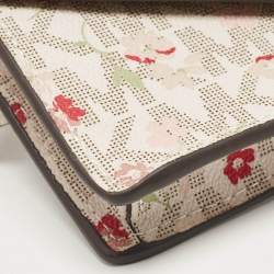 Michael Kors Multicolor Signature Floral Coated Canvas Envelope Belt Bag