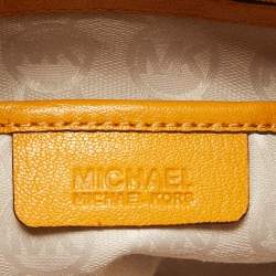 Michael Kors Mustard Leather Hamilton North South Tote