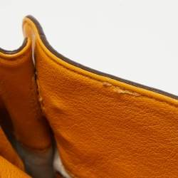 Michael Kors Mustard Leather Hamilton North South Tote