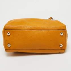 Michael Kors Mustard Leather Hamilton North South Tote