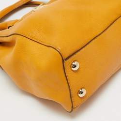 Michael Kors Mustard Leather Hamilton North South Tote