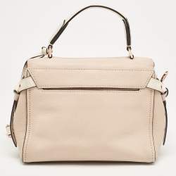 Pre Owned Michael Kors Tricolor Leather Small Embellished Bristol Top Handle Bag