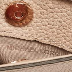 Pre Owned Michael Kors Tricolor Leather Small Embellished Bristol Top Handle Bag