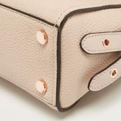 Pre Owned Michael Kors Tricolor Leather Small Embellished Bristol Top Handle Bag