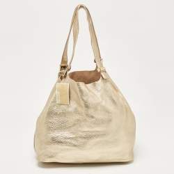 Michael Kors Gold Soft Leather Colgate Tote