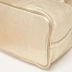 Michael Kors Gold Soft Leather Colgate Tote