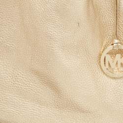 Michael Kors Gold Soft Leather Colgate Tote