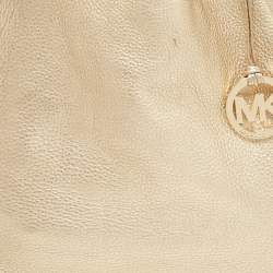 Michael Kors Gold Soft Leather Colgate Tote