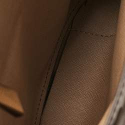 Pre Owned حقيبة يد توتس مايكل كورس ميرسر جلد نقشة التمساح أرجواني صغيرة