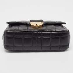 Pre Owned Michael Kors Black Quilted Leather Large Soho Chain Shoulder Bag