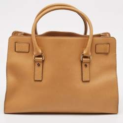 Michael Kors Tan Leather East/West Hamilton Tote