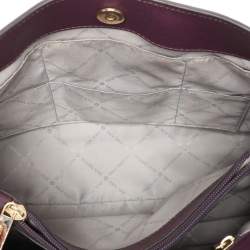 Michael Kors Purple Leather Sofia Satchel