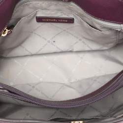 Michael Kors Purple Leather Sofia Satchel