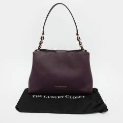 Michael Kors Purple Leather Sofia Satchel