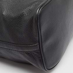 Pre Owned Michael Kors Black Soft Leather Colgate Tote