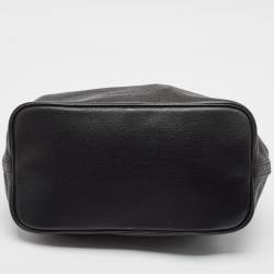 Pre Owned Michael Kors Black Soft Leather Colgate Tote